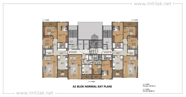 Yakuplu Residence IMT - 289 | Apartment Plans