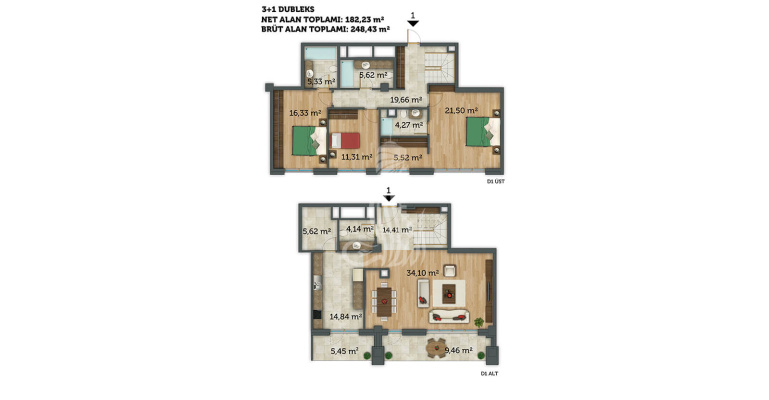 Résidence Dybag Palace IMT – 424 | Plan de construction