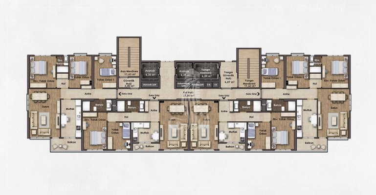 Elise Complex  IMT - 431 | Apartment Plans
