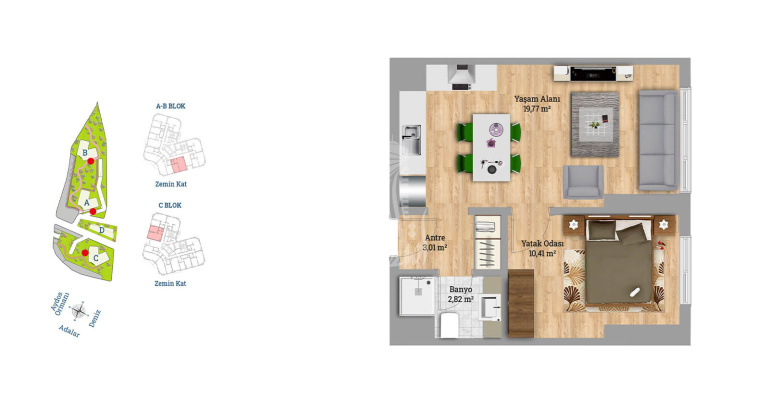 Global City  IMT - 432 | Apartment Plans