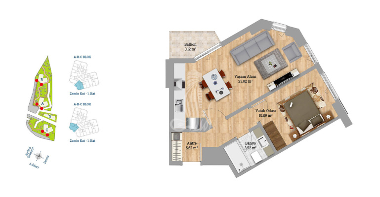 Global City  IMT - 432 | Apartment Plans