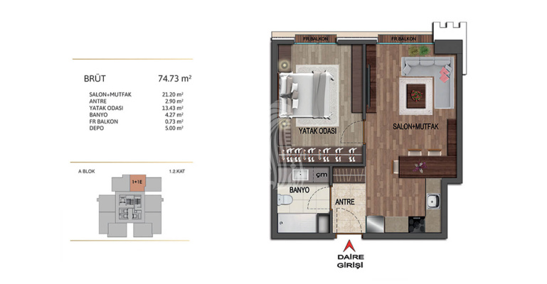 Verasos Complex  IMT - 433 | Apartment Plans