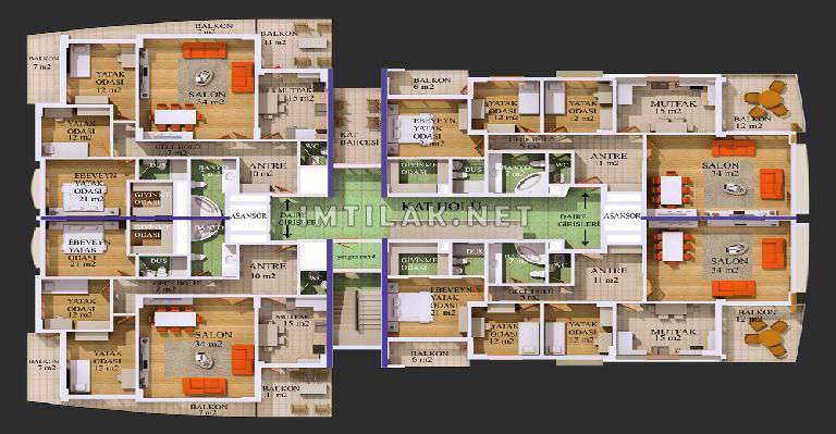 Lakefront apartments for sale with installment plans in Trabzon | Apartment Plans