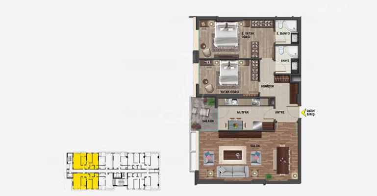 Mostar Complex 1313 - IMT | Apartment Plans