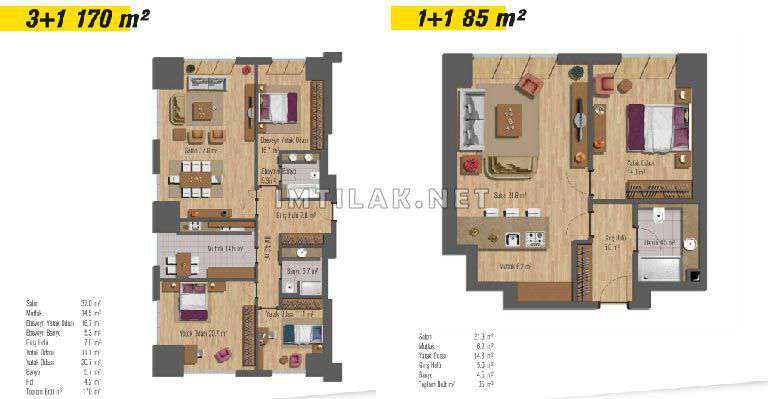 Luxury Real Estate Turkey Istanbul - Masaten Project IMT - 217 | Apartment Plans