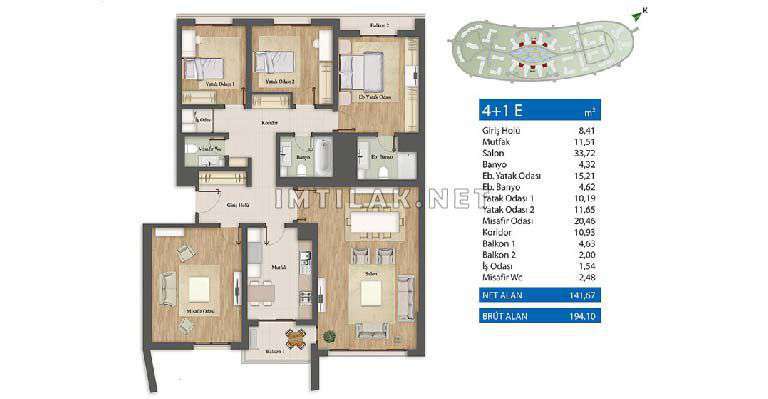 Le complexe de Jardin de Tima IMT - 226 | Plan de construction