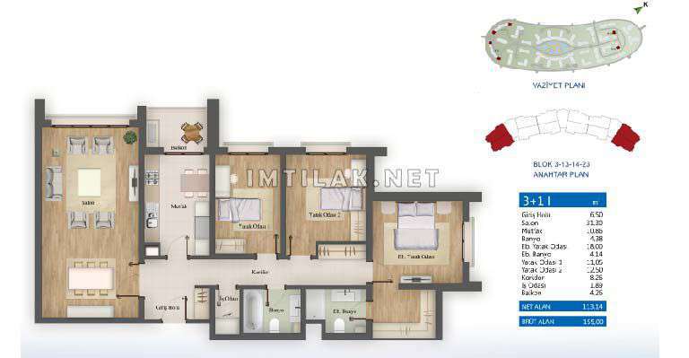Le complexe de Jardin de Tima IMT - 226 | Plan de construction