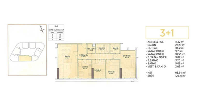 Life Kadikoy 440 - IMT | Apartment Plans
