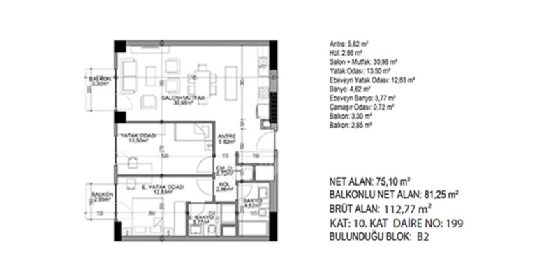 Dosso Residence 1336 - IMT | Apartment Plans