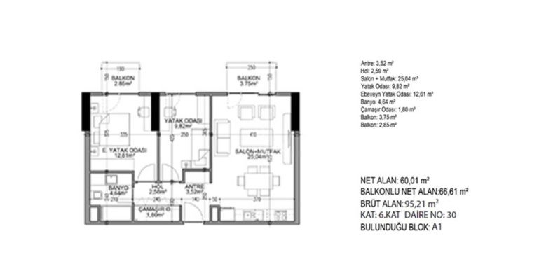 Dosso Residence 1336 - IMT | Apartment Plans