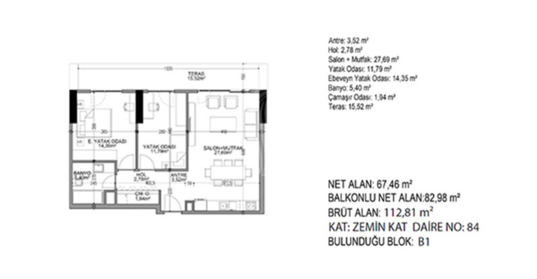 Dosso Residence 1336 - IMT | Apartment Plans