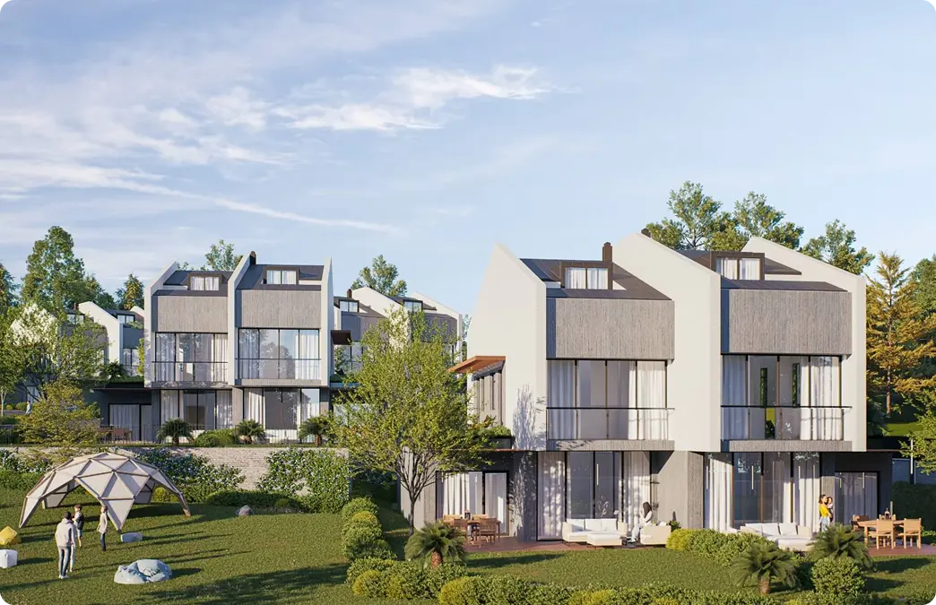 مســاحات تتــراوح بين 