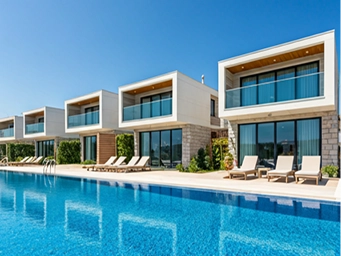 Villas with sea view
