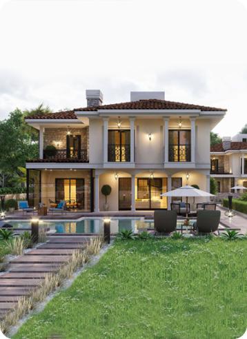 Luxury villas