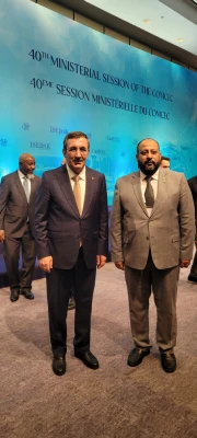 مدير العلاقات العامة بمجموعة امتلاك مع السيد جودت يلماز نائب الرئيس التركي