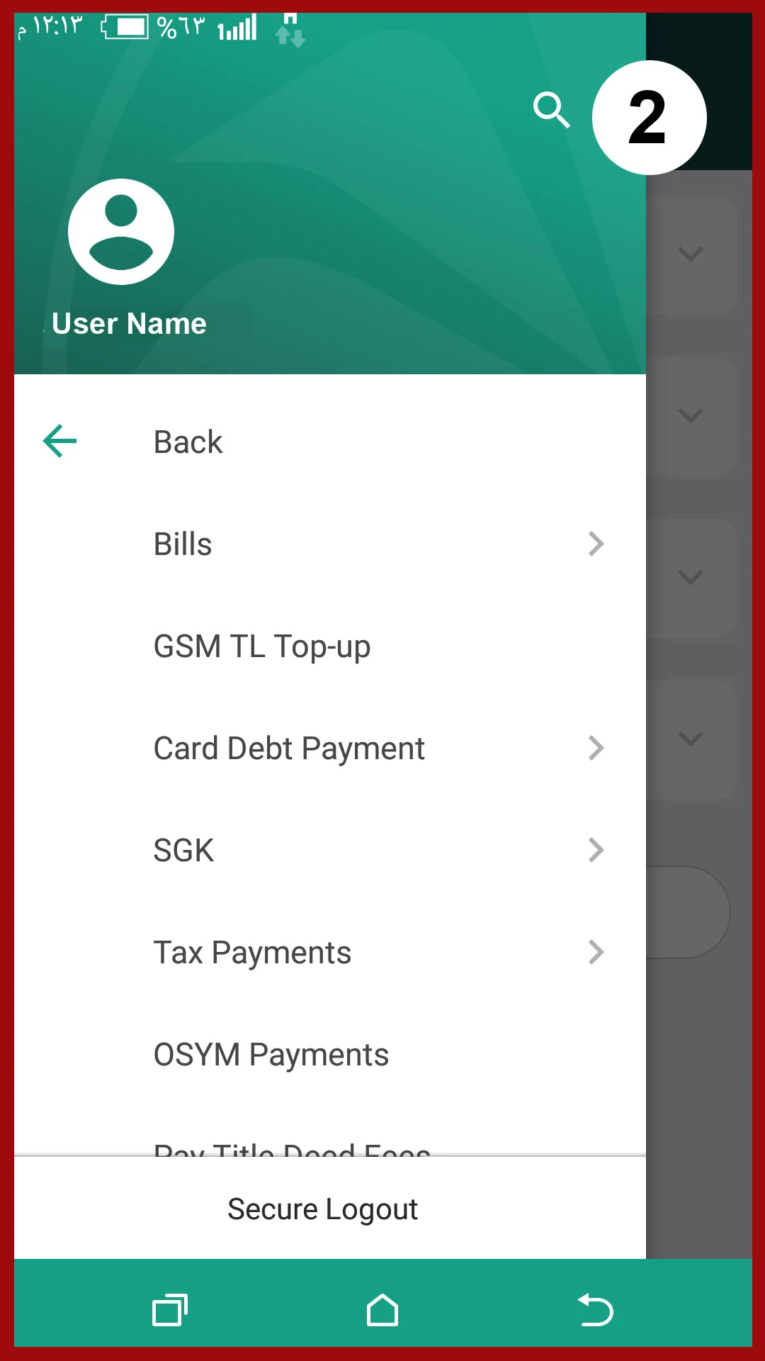 Paying bills in Turkey