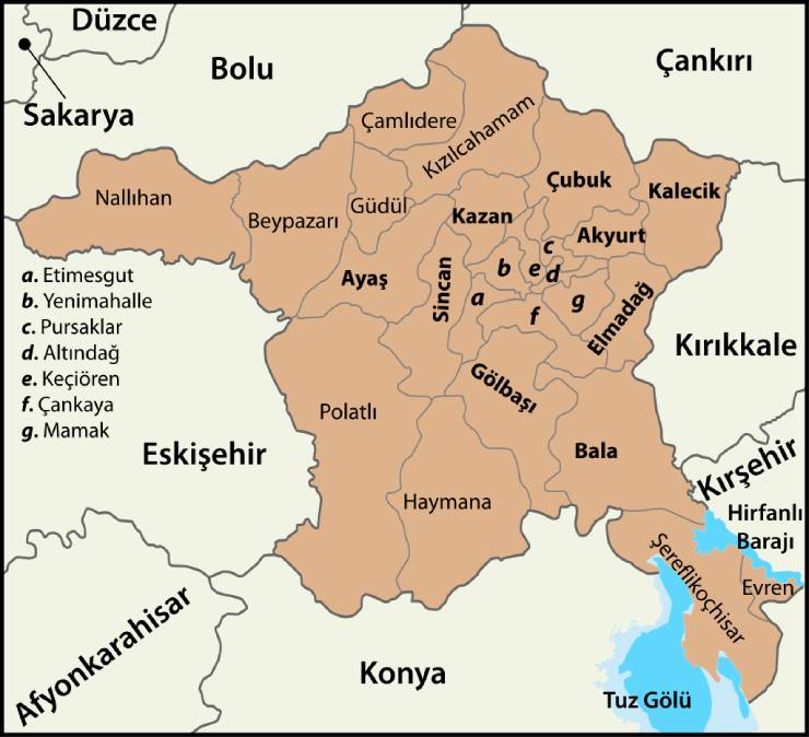 Какие лучшие жилые районы в Анкаре, Турция?