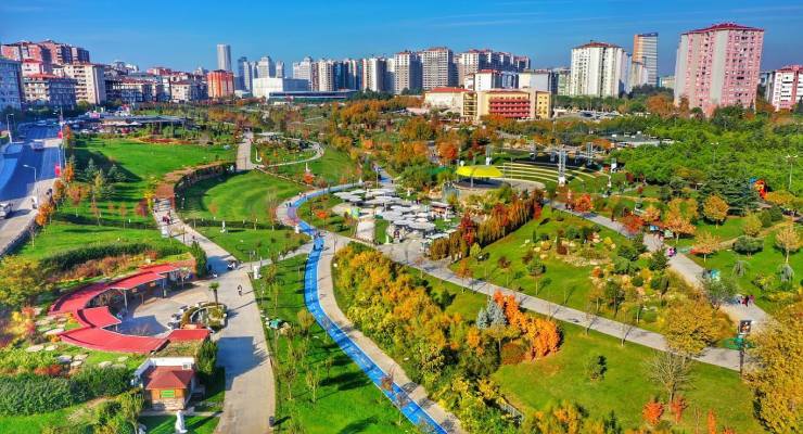 Общественные пространства и зелёные зоны в Бейликдюзю, Стамбул