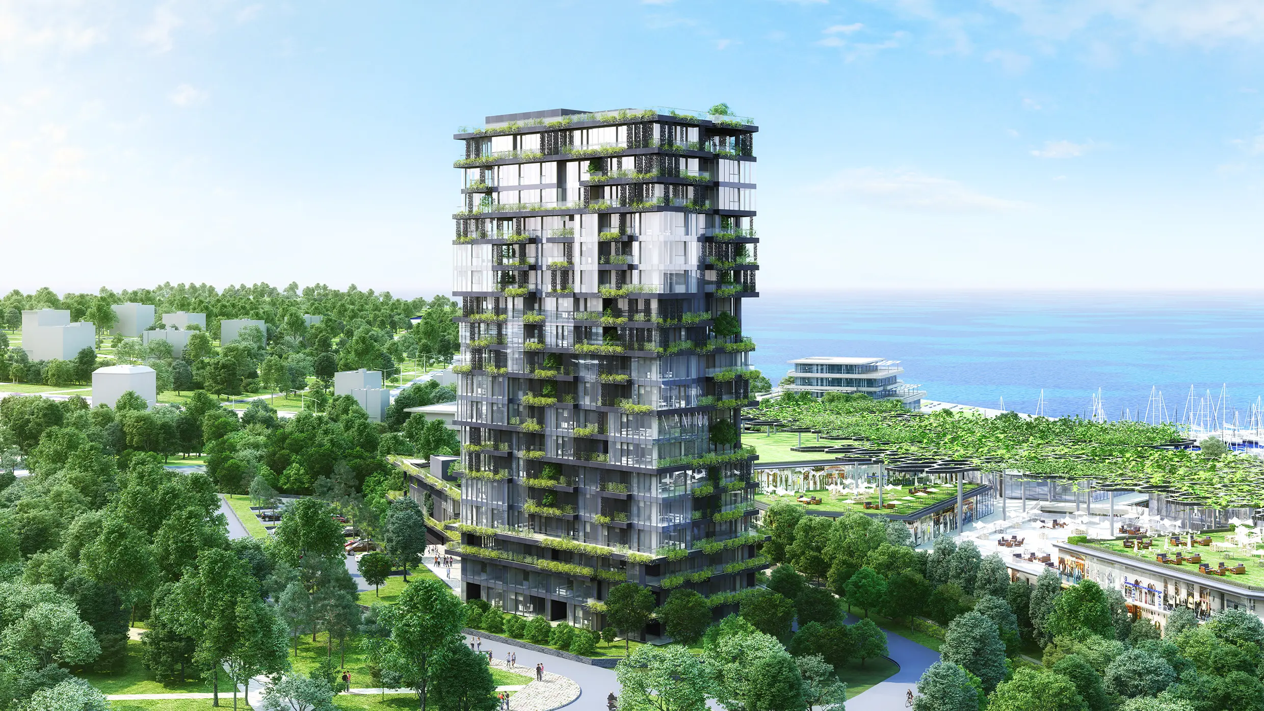 Luxury Seafront Apartments for Sale in Istanbul at Marinada Atakoy