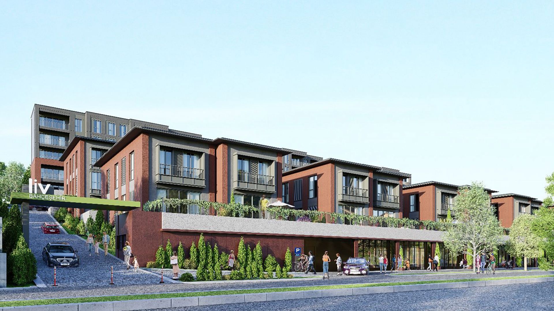 LIV Bahçeşehir is a luxury residential project in Istanbul