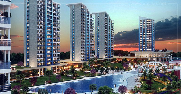 مجمع الحياة  IMT - 75 - شقق مطلة على البحر