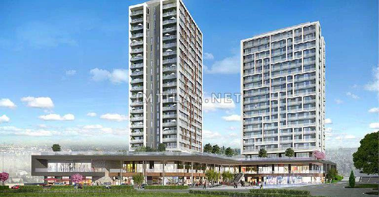 Apartments for sale in Güneşli, Istanbul, near transportation Guneshle Residence Project