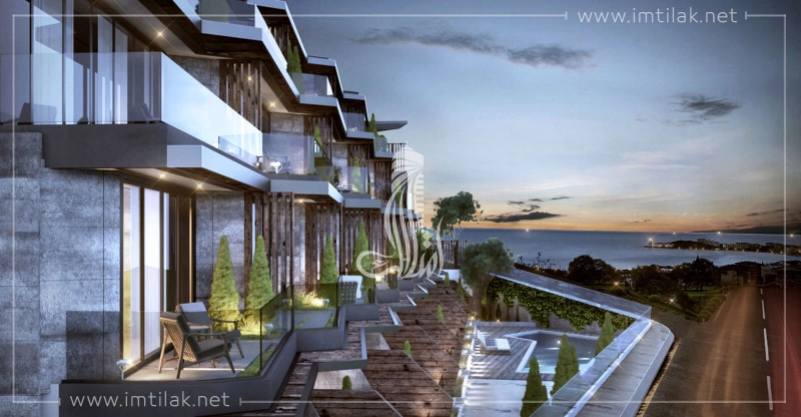 آپارتمان برای فروش در یالوا آلتن نوا با منظره دریا