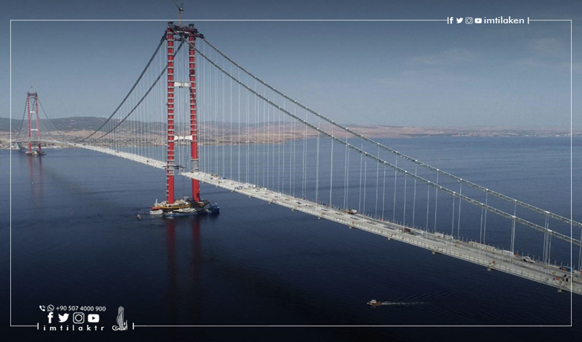 Président turc : le pont suspendu à Çanakkale va raccourcir le temps du voyage à 6 minutes