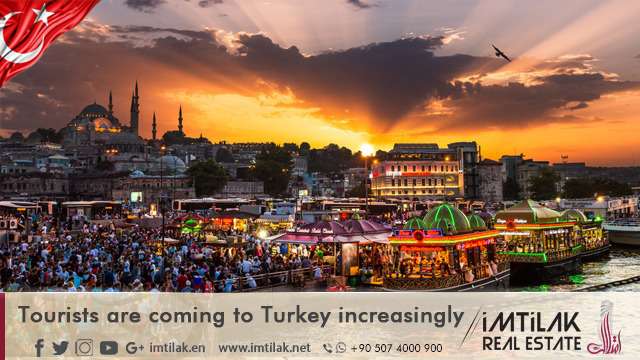 Tourists Are Coming to Turkey Increasingly Tourists are coming to Turkey increasingly