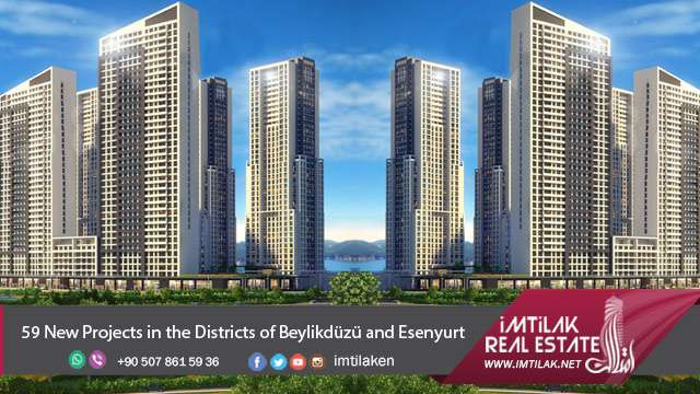59 Nouveaux projets à Beylikduzu et Esenyurt à Istanbul 59 Nouveaux projets à Beylikduzu et Esenyurt à Istanbul