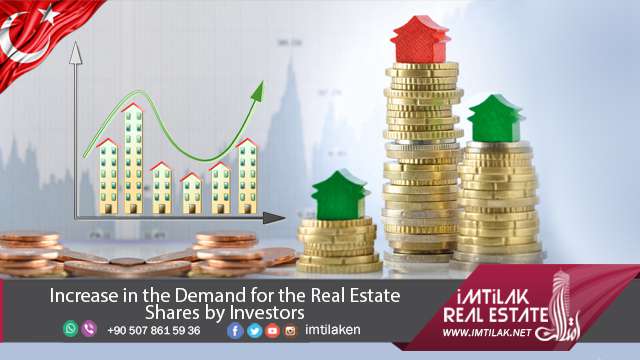 Real Estate shares increased by investors Real Estate shares increased by investors