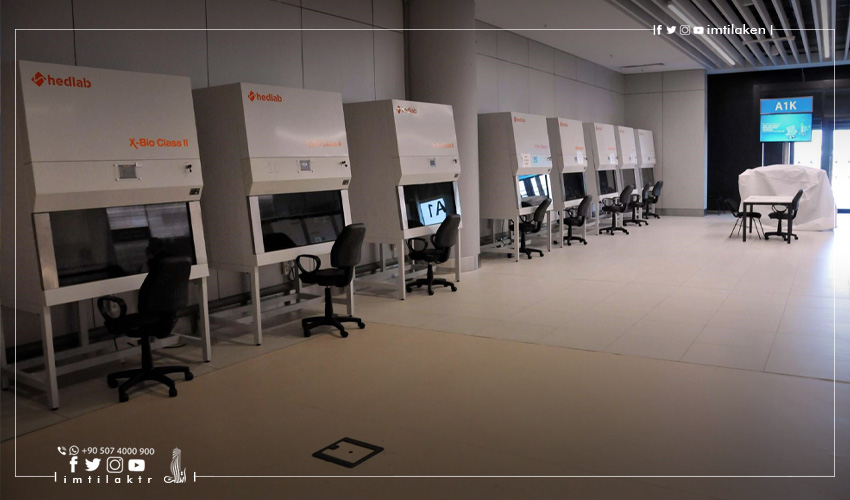Corona test center is opened in Istanbul Airport
