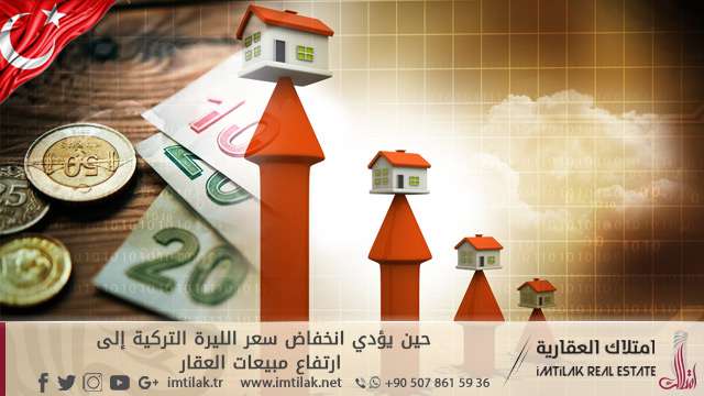 حين يؤدي انخفاض سعر الليرة التركية إلى ارتفاع مبيعات العقار! حين يؤدي انخفاض سعر الليرة التركية إلى ارتفاع مبيعات العقار!