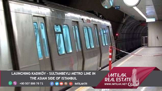 Launching Kadıköy - Sultanbeyli Metro Line in the Asian Side of Istanbul