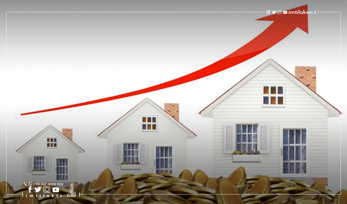 The new home price index in Turkey for January 2022 increased by 121%