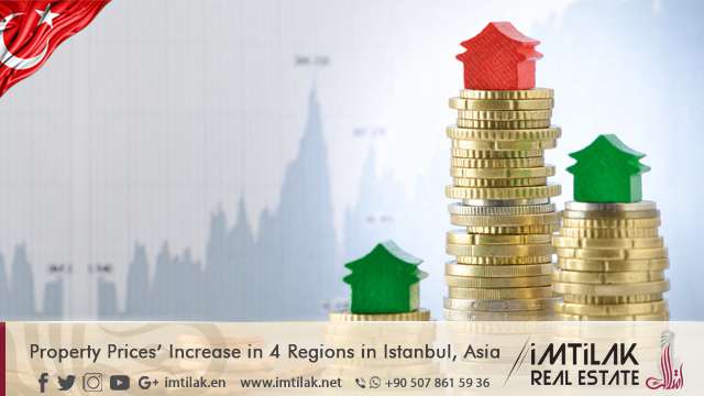 Property Prices’ increase in 4 Regions in Istanbul, Asia Property Prices’ increase in 4 Regions in Istanbul, Asia