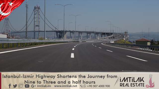 Istanbul-Izmir Highway Shortens the Journey from Nine to Three and a Half Hours