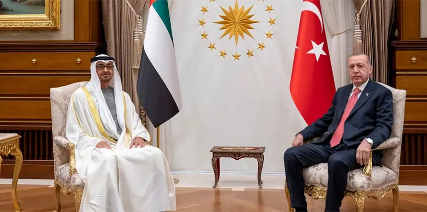 الإمارات وتركيا توقعان اتفاقيات تجاوزت قيمتها الـ 50 مليار دولار