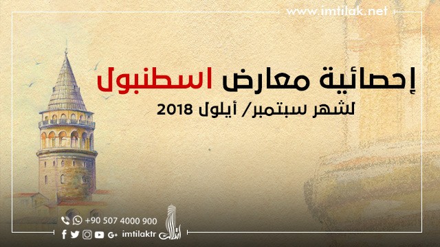 معارض إسطنبول لشهر سبتمبر/ أيلول 2018 معارض إسطنبول لشهر سبتمبر/ أيلول 2018