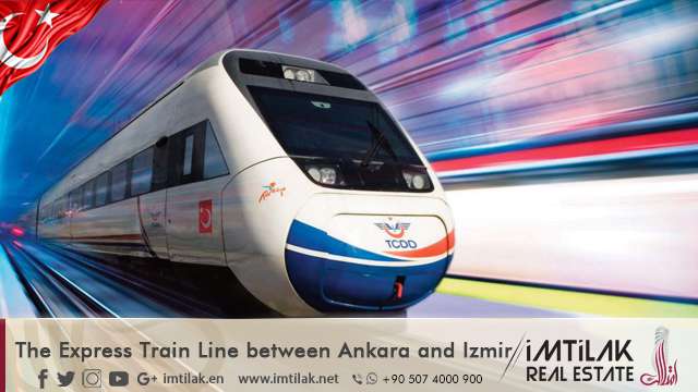 The Express Train Line between Ankara and Izmir