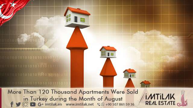 More Than 120 Thousand Apartments Were Sold in Turkey during the Month of August More Than 120 Thousand Apartments Were Sold in Turkey during the Month of August