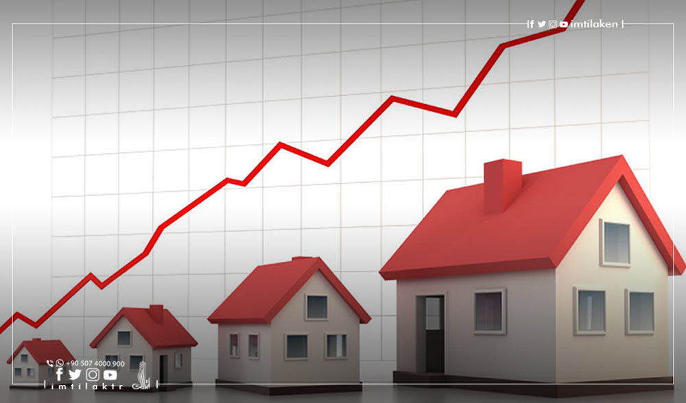 The new home price index in Turkey for December 2021 increased by 115%