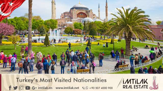 Turkey’s Most Visited Nationalities Turkey’s Most Visited Nationalities
