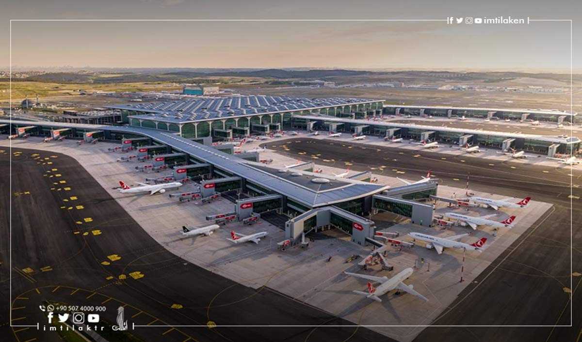 Announcing the opening of the Istanbul International Airport building for the entry of all visitors