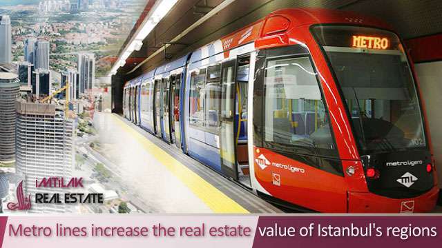 Real estate istanbul|Metro Lines|Imtilak.net Metro lines increase the real estate value of Istanbul's regions