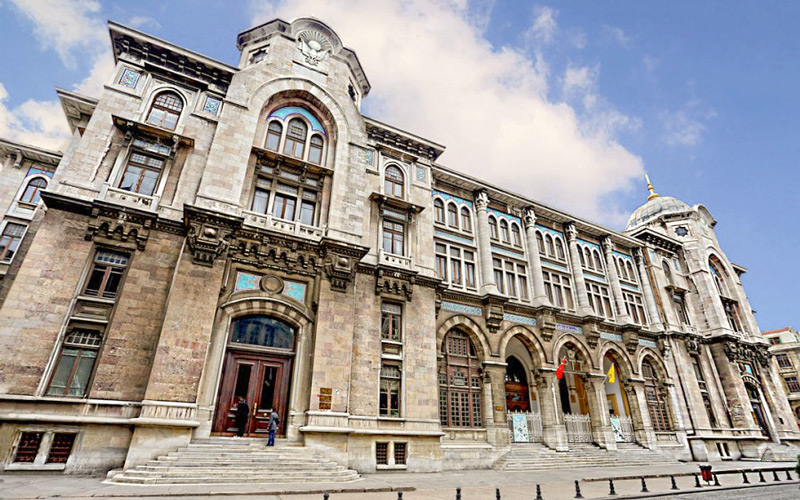 The Big Post office Ptt is in Sirkeci-Istanbul