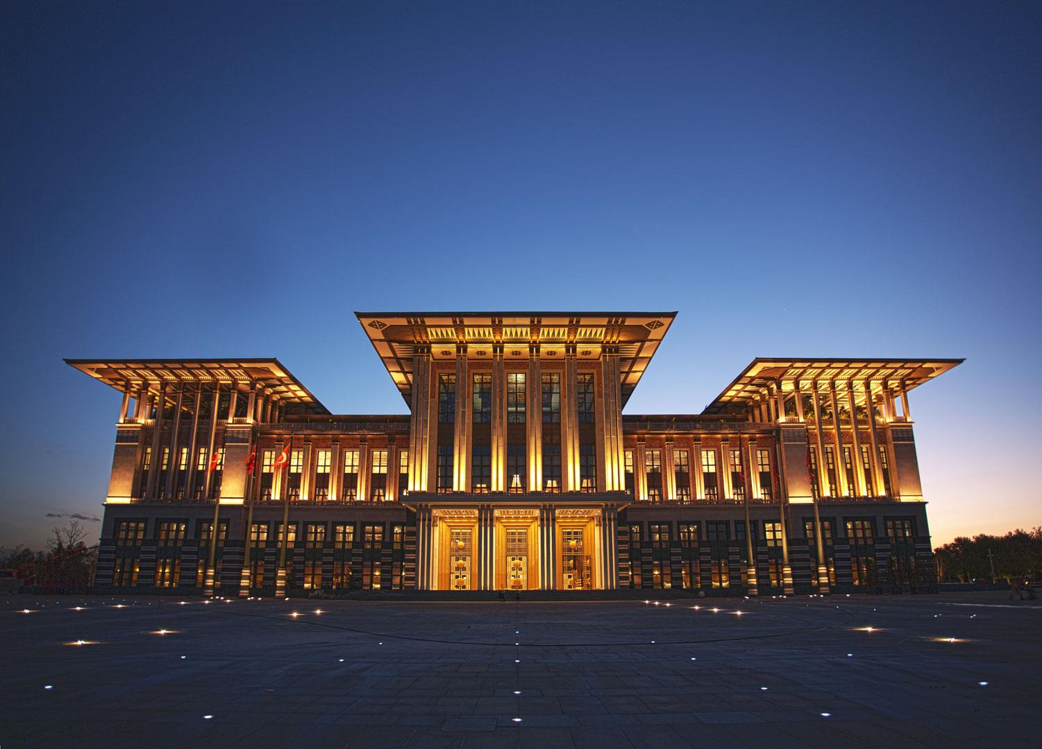 Bâtiment présidentiel Turc à Ankara