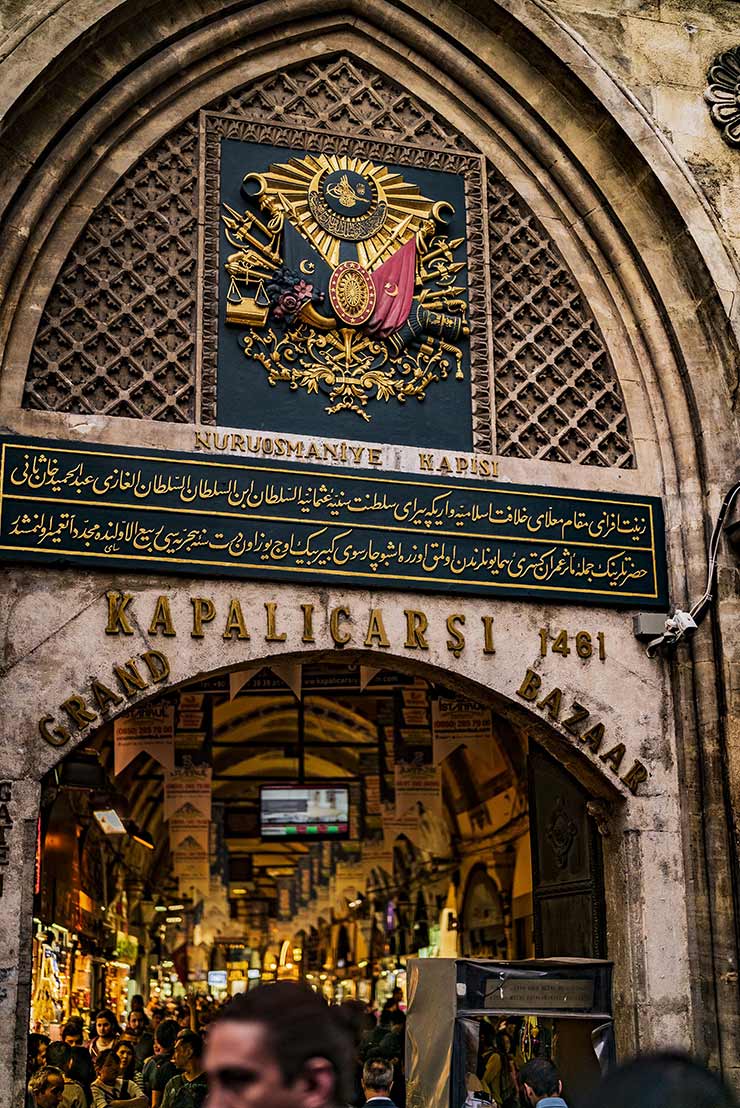 The Grand Bazaar in Istanbul