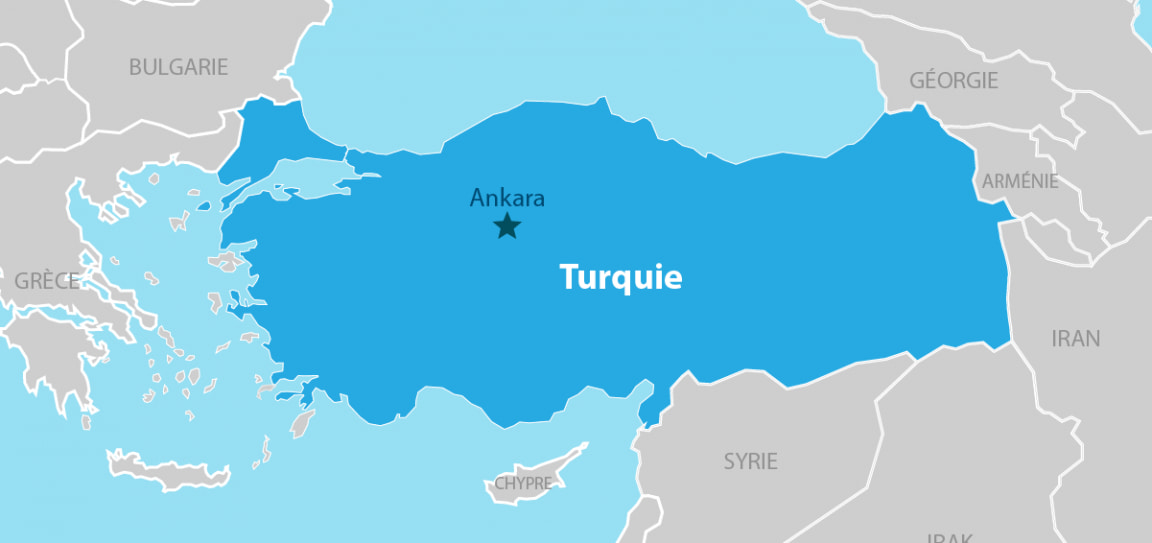 carte de la Turquie