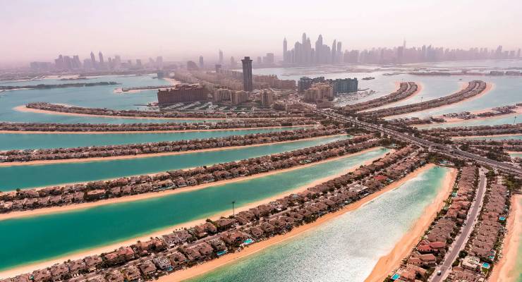 Palm Jumeirah in dubai